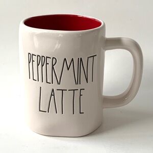 Rae Dunn PEPPERMINT LATTE Mug